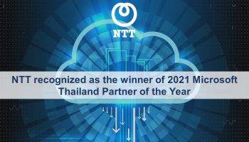 NTT ประเทศไทย คว้ารางวัล Microsoft Thailand Partner of the Year 2021