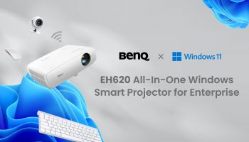 BenQ เปิดตัว สมาร์ทโปรเจคเตอร์ EH620 รุ่นแรกของโลก ที่ใช้ระบบปฏิบัติการ Windows, ซีพียู Intel เจาะกลุ่มลูกค้าองค์กร