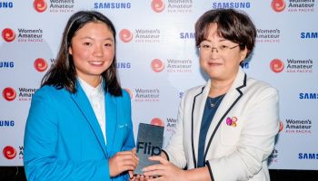 ซัมซุง ร่วมยินดีและมอบรางวัลผลิตภัณฑ์ซัมซุงแก่ผู้ชนะการแข่งขัน Women's Amateur Asia-Pacific Championship (WAAP) ครั้งที่ 4
