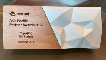Nutanix ได้รับรางวัล Red Hat Top Independent Software Vendor Partner Award APAC and Japan