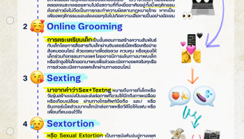 4 คำศัพท์ทรงอย่างแบด ที่เด็กต้องรู้ ผู้ใหญ่ต้องดูแล เกี่ยวกับการแสวงหาประโยชน์ทางเพศจากเด็กบนออนไลน์