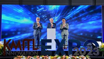 สจล. เปิดงาน KMITL INNOVATION EXPO 2023 โชว์นวัตกรรมเปลี่ยนโลก พลังความร่วมมือ 5 ด้าน หนุนนวัตกรรมไทยสู่เวทีโลกและความยั่งยืน