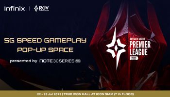 Infinix สนับสนุนศึกอีสปอร์ต RoV ระดับนานาชาติ Arena of Valor Premier League 2023 (APL 2023) วันที่ 22 - 23 ก.ค.นี้ ณ ไอคอนสยาม