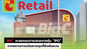BRC ชะลอแผน IPO จากสถานการณ์ตลาดทุนที่ผันผวน