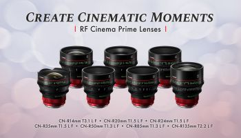 แคนนอนเปิดตัวเลนส์เพื่องานถ่ายภาพยนตร์ซีรี่ส์ใหม่ เมาท์ RF RF CINEMA LENS SERIES ตอบโจทย์งานภาพระดับสูง