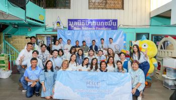 โซนี่ไทยจัดกิจกรรมสร้างสรรค์ร้กษ์สิ่งแวดล้อม  ผ่านกิจกรรม กล่องฝัน...ปันสุข ให้แก่น้อง ๆ บ้านนกขมิ้น