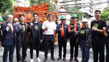 AIS ร่วมภารกิจกับ กสทช. กทม. การไฟฟ้า และสำนักงานตำรวจแห่งชาติ นำสายสื่อสารลงใต้ดิน ถนนหลังสวนและถนนสารสิน ลดความเสี่ยงอุบัติเหตุต่อประชาชน