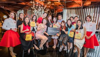 บรรยากาศ ลูกค้า True Black Card จิบชากับกิจกรรม TrueSphere Extra Privilege-Tea Pairing Workshop by TWG