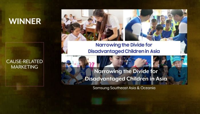 โครงการ Samsung Love & Care คว้ารางวัล จากงาน Asia-Pacific SABRE Awards 2020