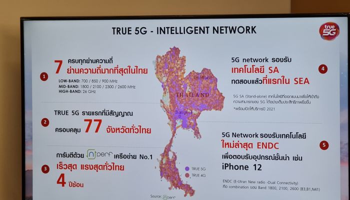 #adslthailand อัปเดตความพร้อม True 5G จับมือพันธมิตร ตอกย้ำผู้นำ 7 ย่านความถี่ รองรับ SA และ ENDC พร้อมลุยเต็มสูบ