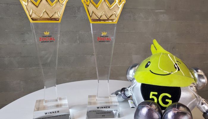 AIS ผงาดคว้า 2 รางวัล เวที Thailand Zocial Awards 2021 ต่อเนื่อง 6 ปีซ้อน