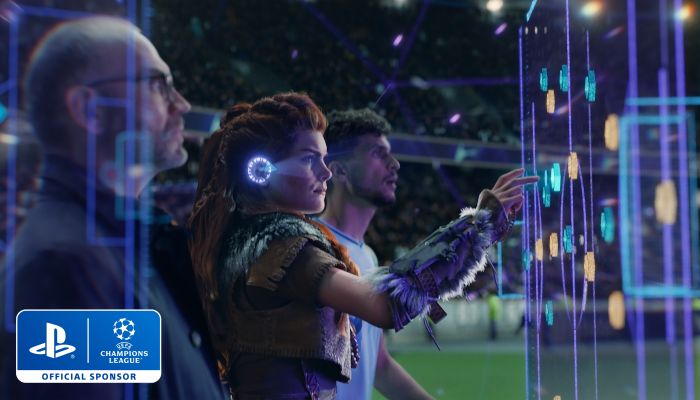 โซนี่ อินเตอร์แอคทีฟ เอนเตอร์เทนเมนต์ นำเสนอโฆษณาทีวีสุดครีเอทีฟ (หรือ commercial break-bumpers) อากาศระหว่างการแข่งขันฟุตบอล UEFA Champions League ในฤดูกาลนี้ พร้อมนำเสนอตัวละครยอดนิยมจากเกมแฟรนไชส์ต่างๆ ของ PlayStation 