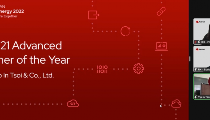 ยิบอินซอย คว้ารางวัล  CY21 Advanced Partner จาก Red Hat 
