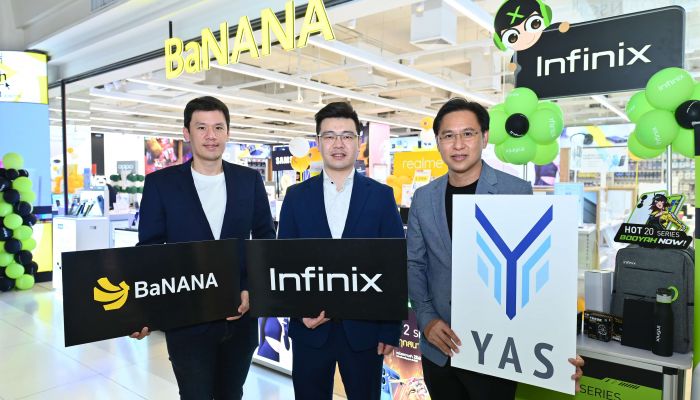 Infinix เดินหน้าขยายช่องทางการขาย รุกตลาดออฟไลน์-ออนไลน์ จับมือ COM7 และ YAS ตั้งเป้ายอดขายโต