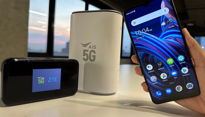 AIS 5G เดินหน้าต่อเนื่องกับ ZTE ปูพรมดีไวซ์ 5G เข้าถึงได้ด้วยราคาคุ้มค่าที่สุด ทั้งตลาดสมาร์ทโฟน – 5G เราเตอร์ – อุปกรณ์กระจายสัญญาณ WiFi แบบพกพา