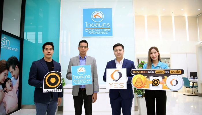 OCEAN LIFE ไทยสมุทร จับมือ BUZZEBEES เจาะไลฟ์สไตล์สายคริปโท ยกระดับประสบการณ์ Loyalty Program เปลี่ยน OCHI COIN เป็น YES Token