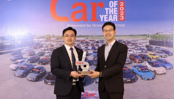 BYD ATTO 3 ผงาดวงการ EV คว้ารางวัล Best EV SUV ตอกย้ำความเป็นผู้นำตลาดรถยนต์ไฟฟ้า ในงานประกาศรางวัลรถยอดเยี่ยมแห่งปี Car of The Year 2023