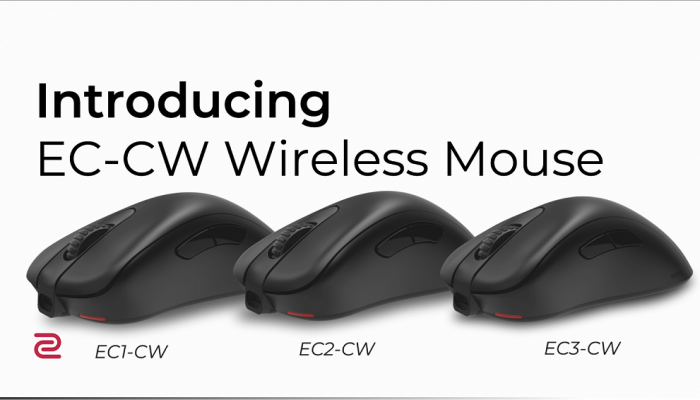 ZOWIE เปิดตัว EC-CW Series เมาส์เกมมิ่งไร้สายรุ่นแรก