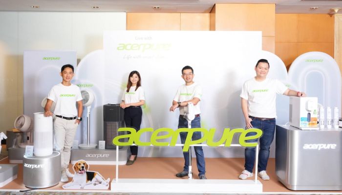 ‘เอเซอร์’ รุกตลาดสินค้าอิเล็กทรอนิกส์ ไลฟ์สไตล์ ผ่านธุรกิจใหม่  ‘Acerpure’ เปิดตัวเครื่องกรองน้ำ ‘Acerpure Aqua’ ตอบโจทย์ผู้บริโภคคนรุ่นใหม่