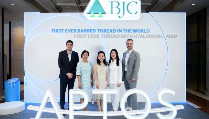 BJC เปิดตัว Aptos ไหมร้อยหน้าแบรนด์แรกของโลกที่มี Hyaluronic Acid นำเข้าจากประเทศจอร์เจีย