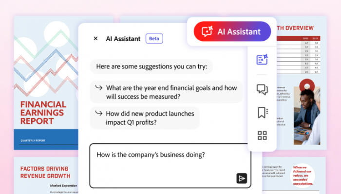 อะโดบีนำ AI แบบสนทนามาใช้กับ PDF 'หลายล้านล้านไฟล์' ด้วยฟีเจอร์ใหม่ AI Assistant ใน Reader และ Acrobat
