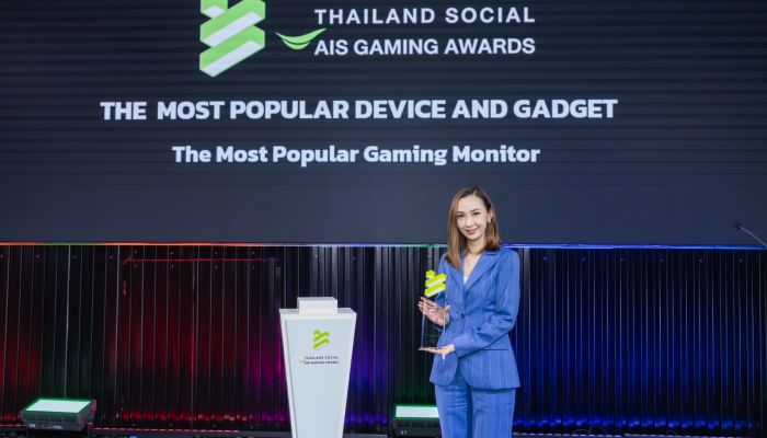 ซัมซุงคว้ารางวัล The Most Popular Gaming Monitor สองปีซ้อน ที่งาน Thailand Social AIS Gaming Awards 2024