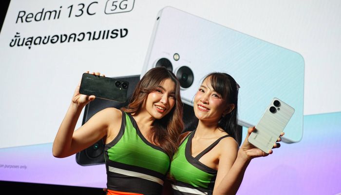 ขายแล้ว Redmi 13C 5G สมาร์ทโฟนเพื่อความบันเทิงรอบด้าน เริ่มต้น 4,999 บาท
