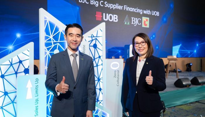 กลุ่มบีเจซี บิ๊กซี ผนึก ธนาคารยูโอบี เปิดตัวโครงการ Supplier Financing สนับสนุนสภาพคล่องทางการเงินแก่คู่ค้าผ่านอัตราดอกเบี้ยสุดพิเศษ