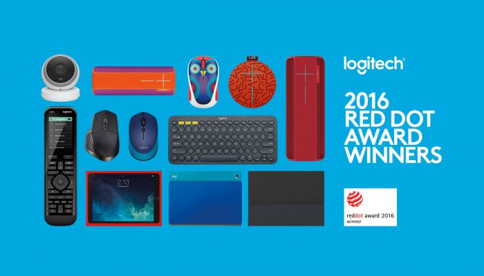 ยกนิ้วให้! Logitech กวาดรางวัลสุดยอดการออกแบบ ‘Red Dot 2016 Product Design Awards’ สูงสุด 9 รางวัล