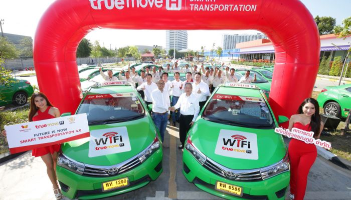 TrueMove H ติดตั้งระบบ Wi-Fi และซิม IOT ให้ผู้โดยสารใช้งานบนรถ Taxi พร้อมรองรับการชำระเงินผ่าน TrueMoney Wallet
