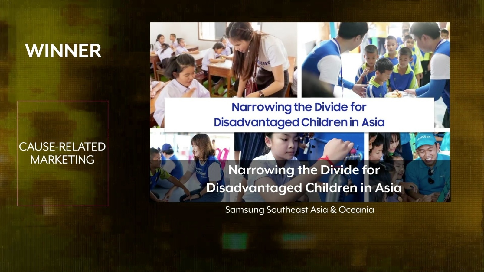 โครงการ Samsung Love & Care คว้ารางวัล จากงาน Asia-Pacific SABRE Awards 2020