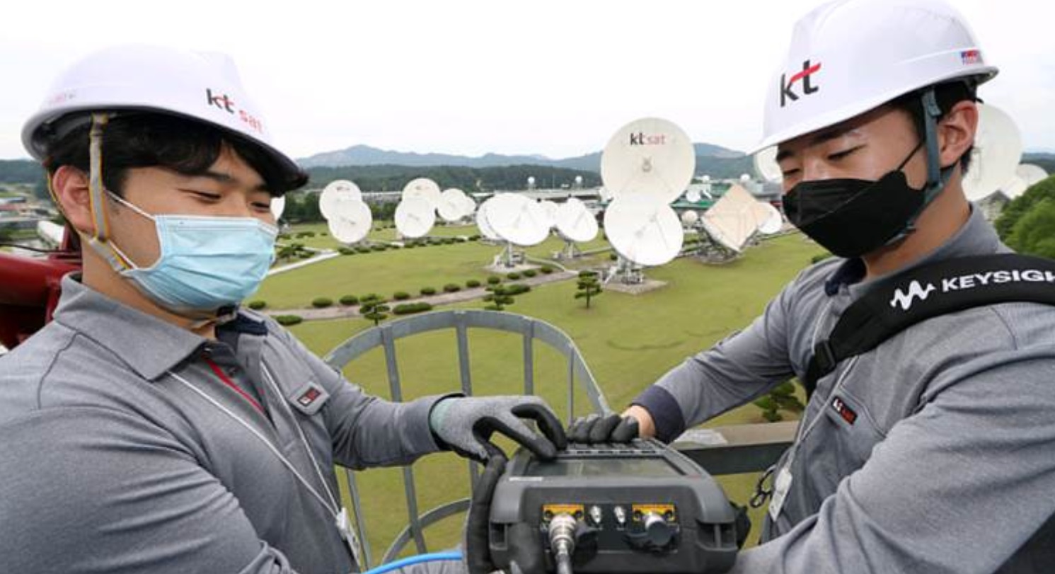 เกาหลีใต้เปิดตัวดาวเทียม KT SAT 5G รับส่งสัญญาณอินเทอร์เน็ต 5G Hybrid Router