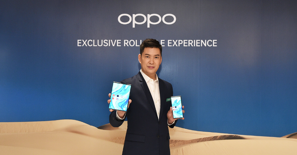 OPPO เผยนวัตกรรมฉีกทุกกฎของสมาร์ทโฟน “OPPO X 2021 Rollable Concept Handset”