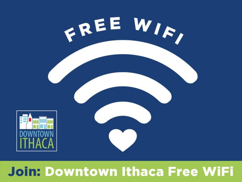 นักท่องเที่ยว ใช้บริการ FREE Community Wi-Fi ครอบคลุมที่ Ithaca Commons ในนิวยอร์กได้แล้ว