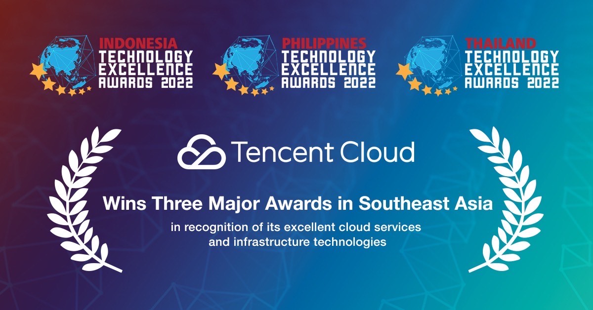 เทนเซ็นต์ คลาวด์ คว้าสามรางวัลใหญ่ จากเวที Asian Technology Excellence Awards 2022