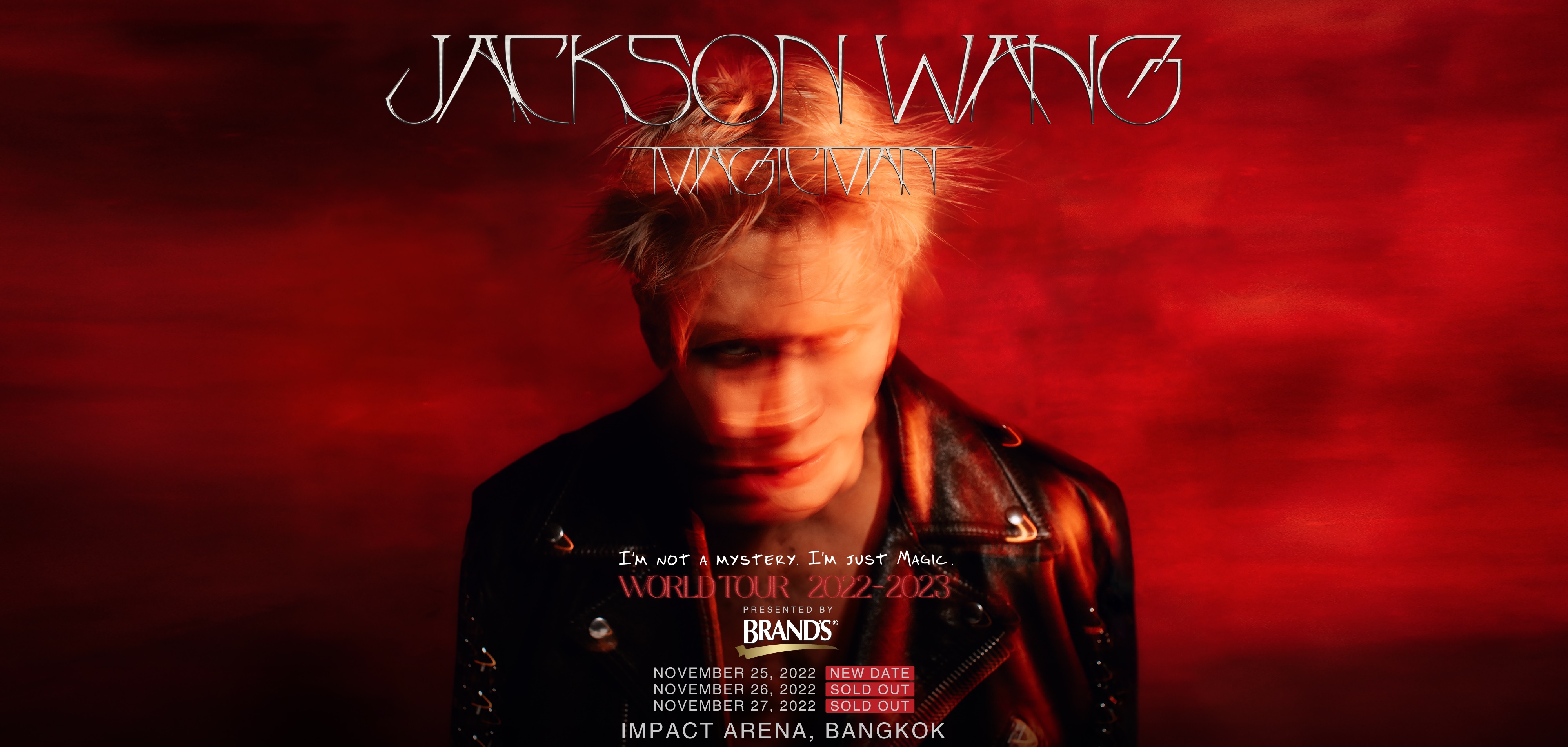 “แบรนด์” เป็นผู้สนับสนุนหลัก “JACKSON WANG MAGIC MAN WORLD TOUR 2022 BANGKOK PRESENTED BY BRAND’S” ชวนเหล่าแฟนคลับ ร่วมลุ้นไปสนุกกับคอนเสิร์ต “แจ็คสัน หวัง” ซุปตาร์ระดับโลก