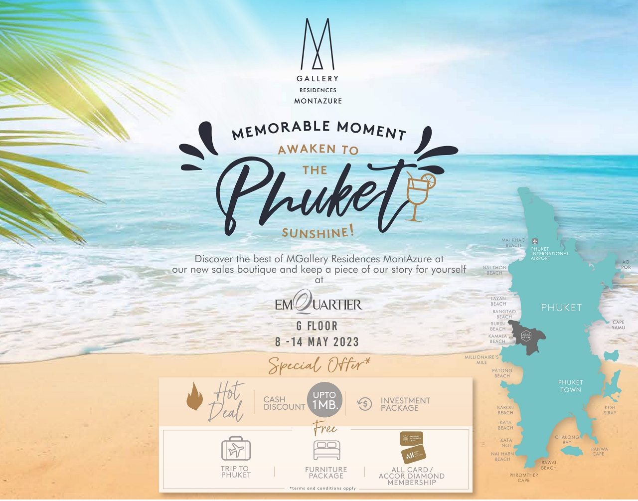 มอนท์เอซัวร์ ภูเก็ต ชวนสัมผัสประสบการณ์ระดับเอ็กซ์คลูซีฟ ในงาน Memorable Moment – Awaken to the Phuket Sunshine
