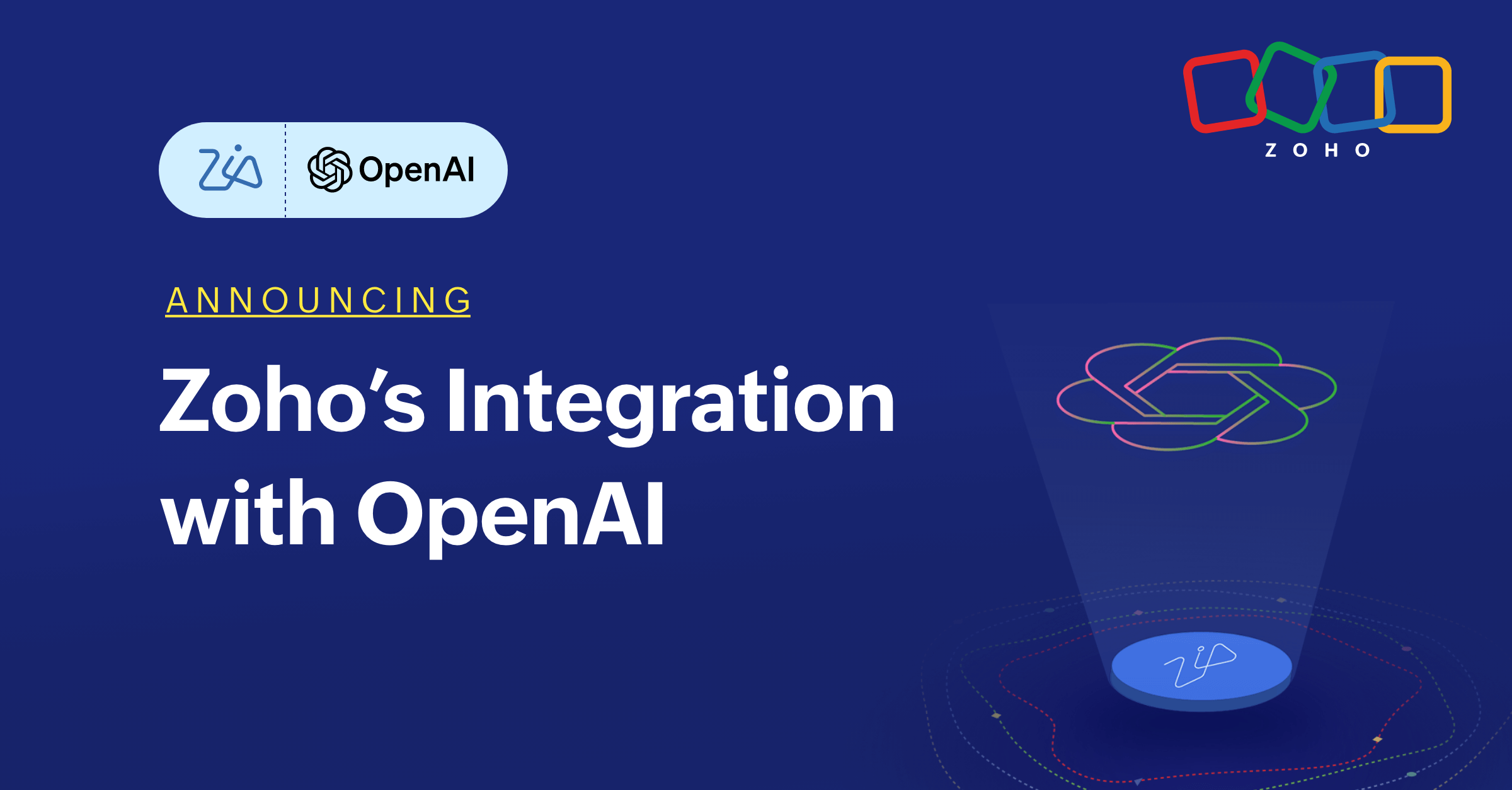 Zoho เชื่อมต่อการทำงานของ ChatGPT เข้ากับ Zia เพื่อเสริมขีดความสามารถ Generative AI พร้อมยึดมั่นในแนวคิดหลักตามกลยุทธ์ AI