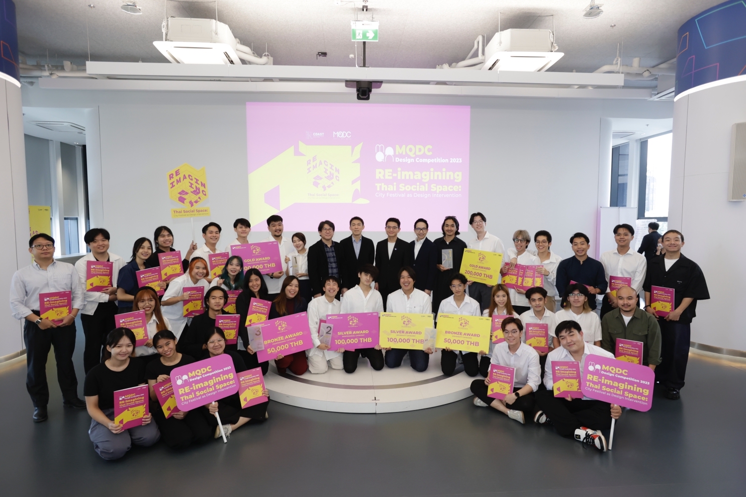 โชว์เคสผลงานผู้ชนะการประกวดแบบสุดยิ่งใหญ่แห่งปี MQDC Design Competition 2023 – RE-imagining Thai Social Space: City Festival as Design Intervention