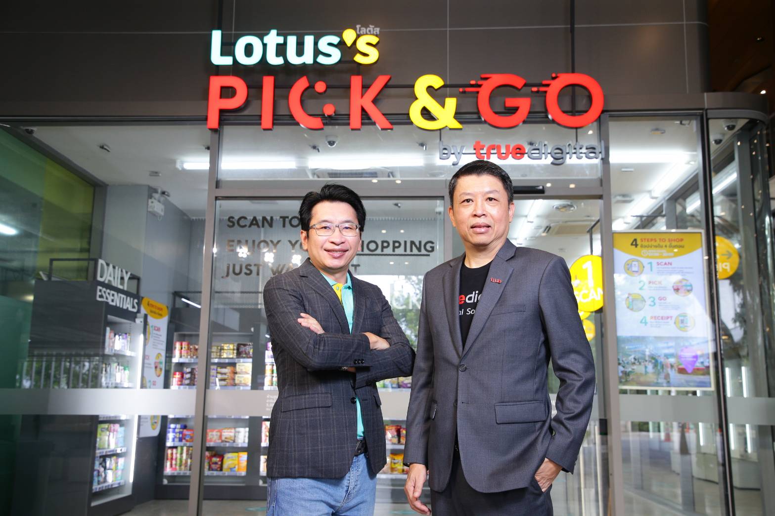 True Virgo AI พลิกโฉมธุรกิจค้าปลีก เปิดตัว Lotus’s Pick & Go by True Digital ร้านค้าไร้พนักงานแห่งแรกในไทย ช้อปปิ้งสินค้าแล้วแตะจ่ายด้วยตนเอง