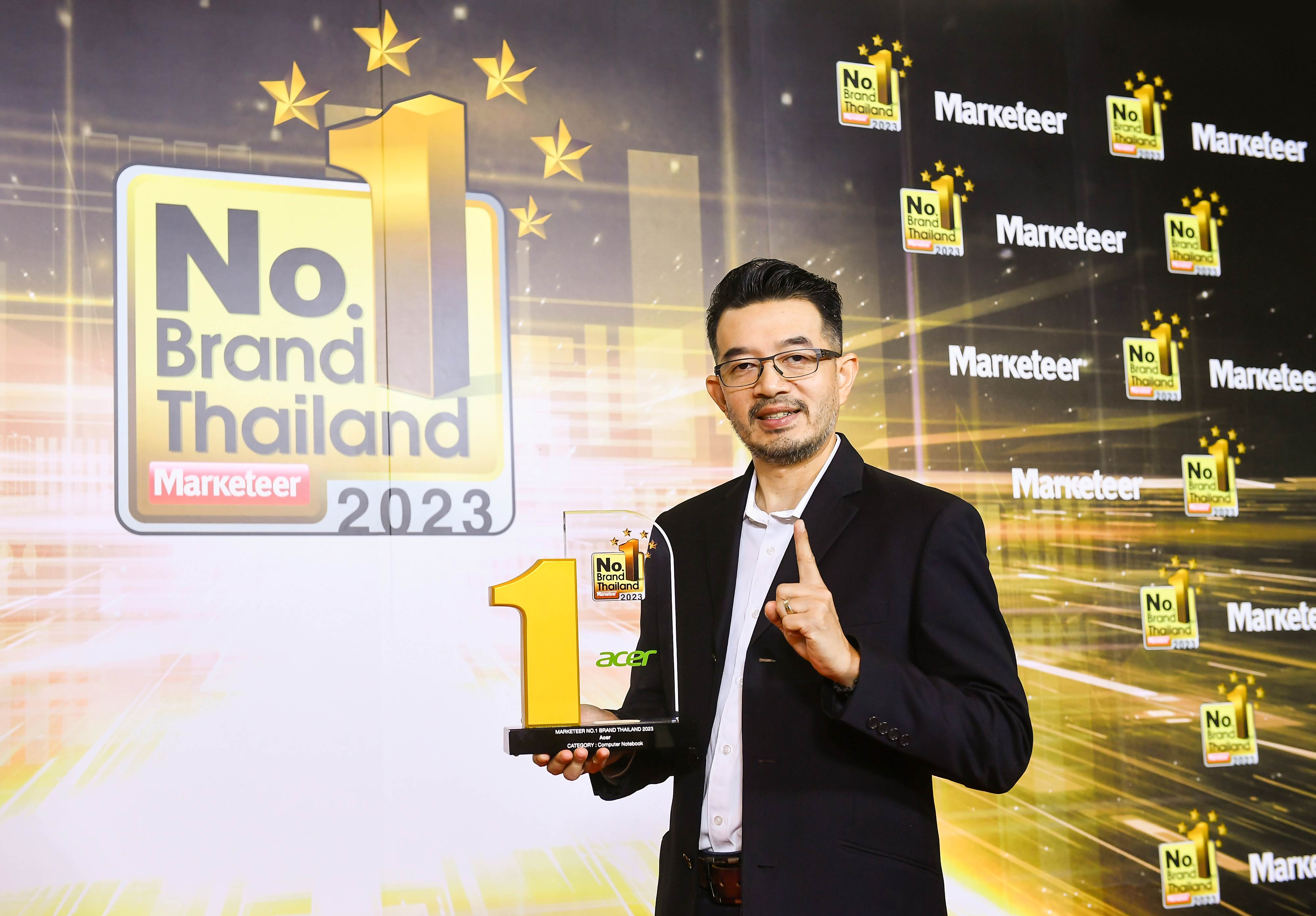 ต่อเนื่องเป็นปีที่ 12  เอเซอร์ รับรางวัล No.1 Brand Thailand 2023 แบรนด์อันดับ 1 ในใจที่สะท้อนความเชื่อมั่นและไว้วางใจจากผู้บริโภค
