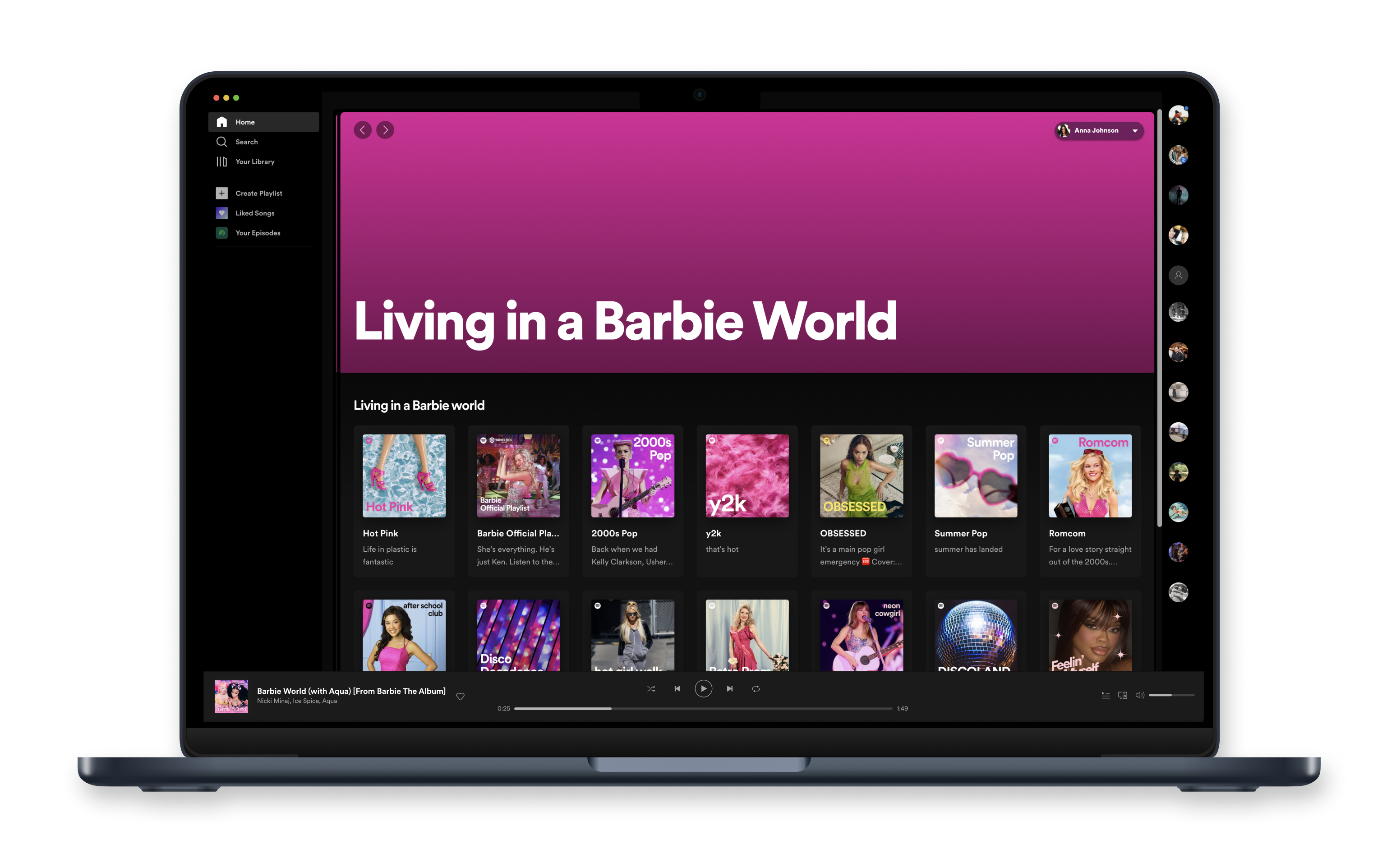 Spotify จัดเพลย์ลิสต์สุดปัง Barbie Official Playlist เอาใจแฟนหนัง Barbie สุดฮอตฮิต