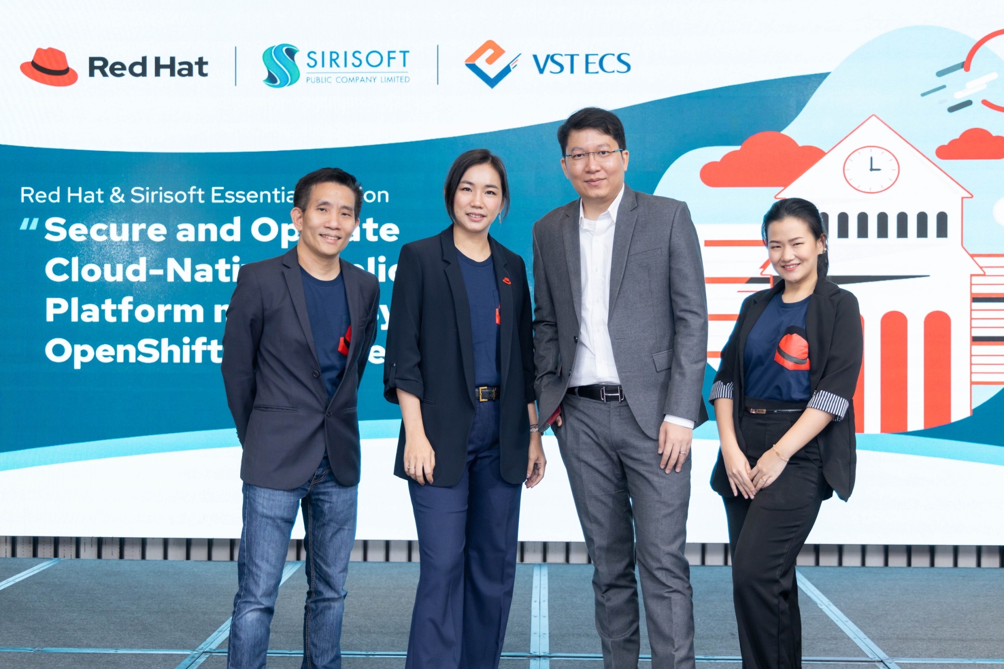 Sirisoft ผนึก Red Hat และ VST ECS นำเสนอ Red Hat OpenShift Platform Plus สำหรับการพัฒนาแอปฯ รูปแบบ Cloud Native