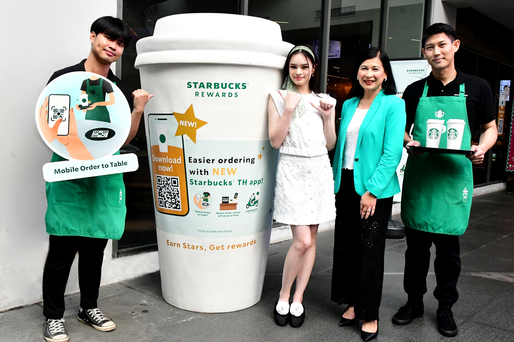 สตาร์บัคส์ เปิดตัวฟีเจอร์ Mobile Order to Table บนแอปฯ Starbucks TH app ให้ลูกค้ารื่นรมย์กับเมนูโปรด ด้วยการ สั่งผ่านแอป พร้อมเสิร์ฟที่โต๊ะ