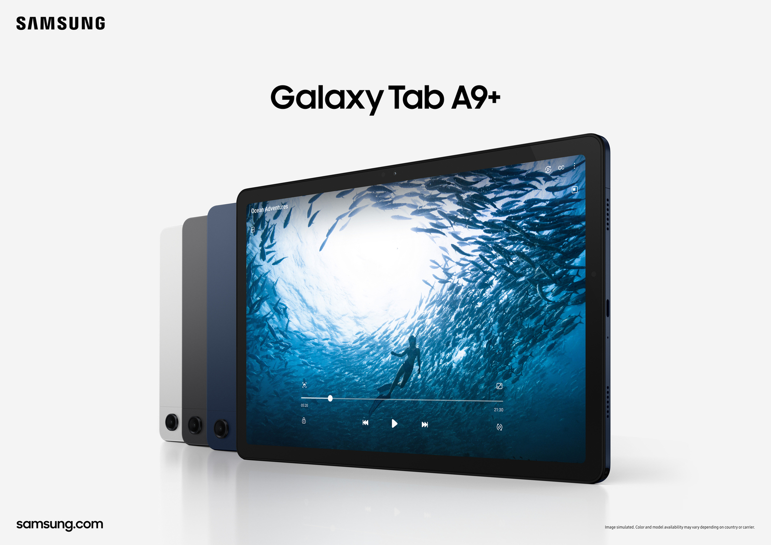 ยกระดับความบันเทิงพร้อมความสามารถในการสร้างสรรค์ผลงานอีกขั้น ไปกับ Samsung Galaxy Tab A9 และ Galaxy Tab A9+