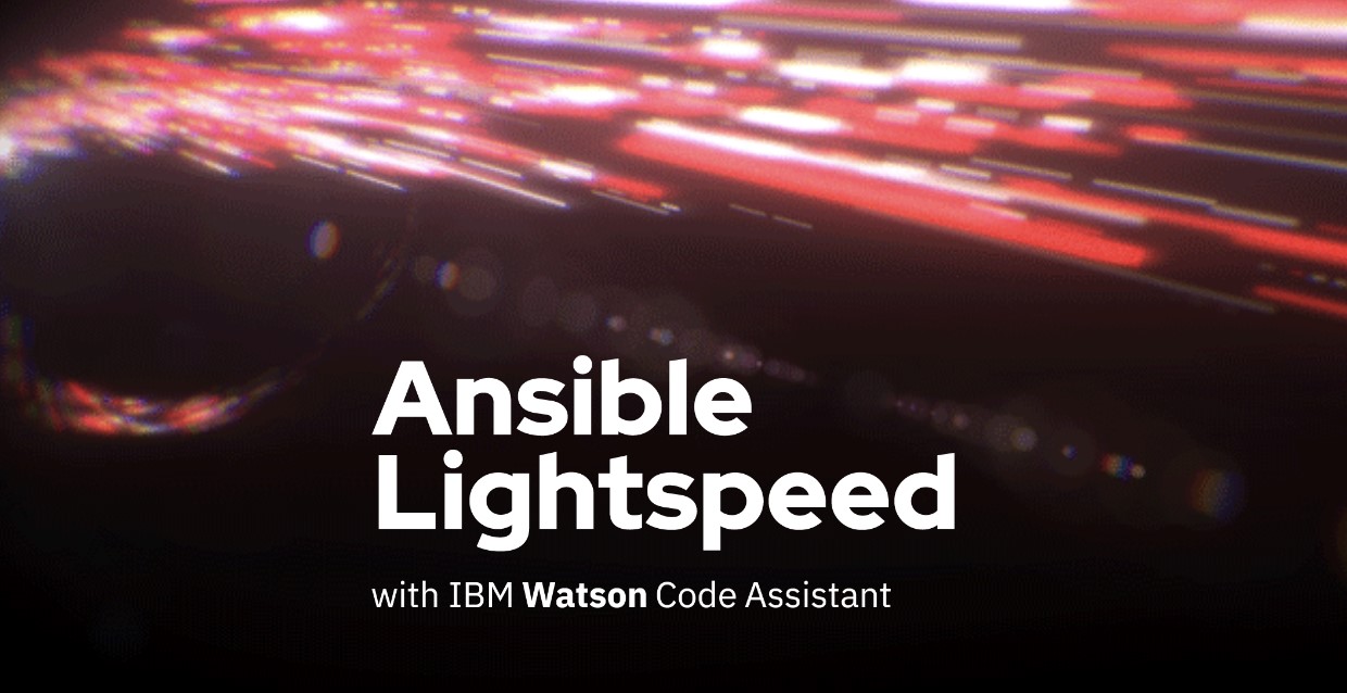 Red hat red hat ansible lightspeed with ibm watsonx code