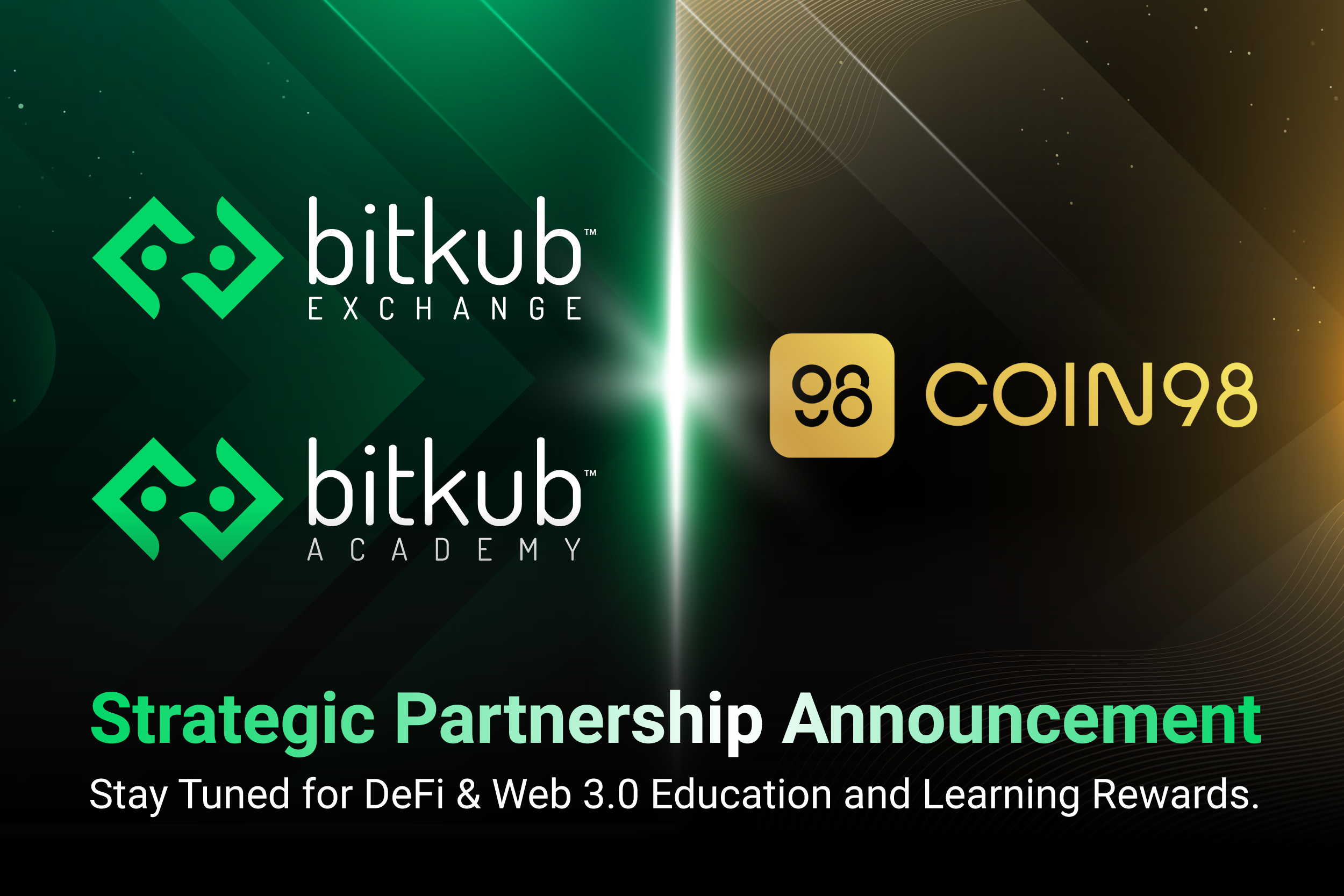 Bitkub Exchange และ Bitkub Academy ประกาศความร่วมมือกับ Coin98 ผนึกกำลังกระจายความรู้เทคโนโลยีการเงินแบบกระจายศูนย์ (DeFi) และ​ Web 3