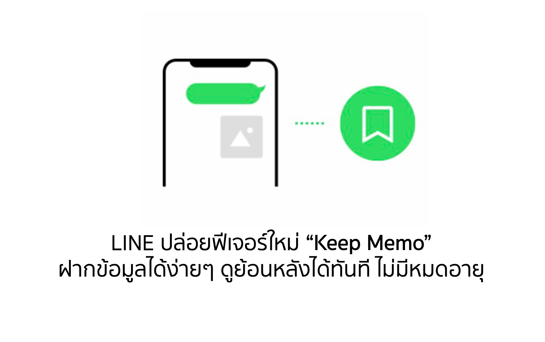 LINE ปล่อยฟีเจอร์ใหม่ Keep Memo ฝากข้อมูลได้ง่ายๆ ดูย้อนหลังได้ทันที